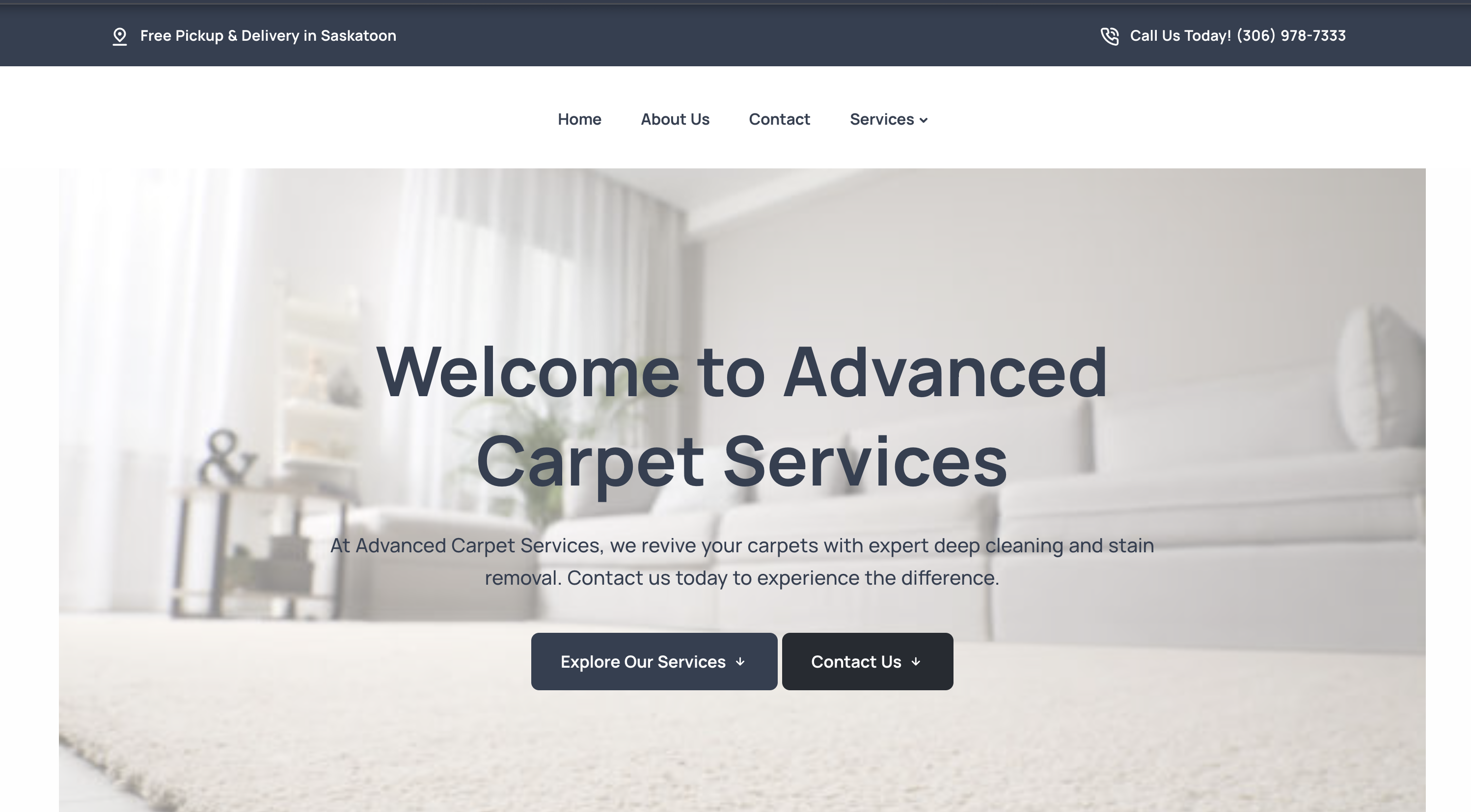 advance carpet services
